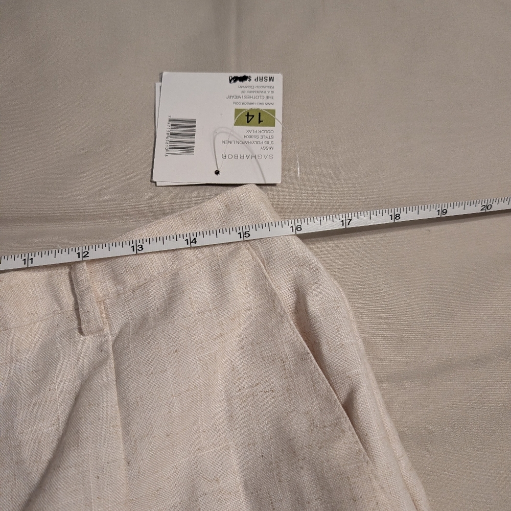 Sag Harbor harbor Women's Linen Pants - Picture 9 of 10